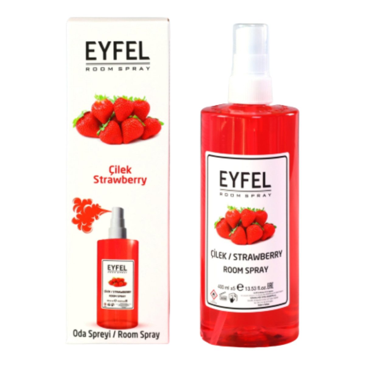 Eyfel Odświeżacz powietrza w sprayu Strawberry 400ml