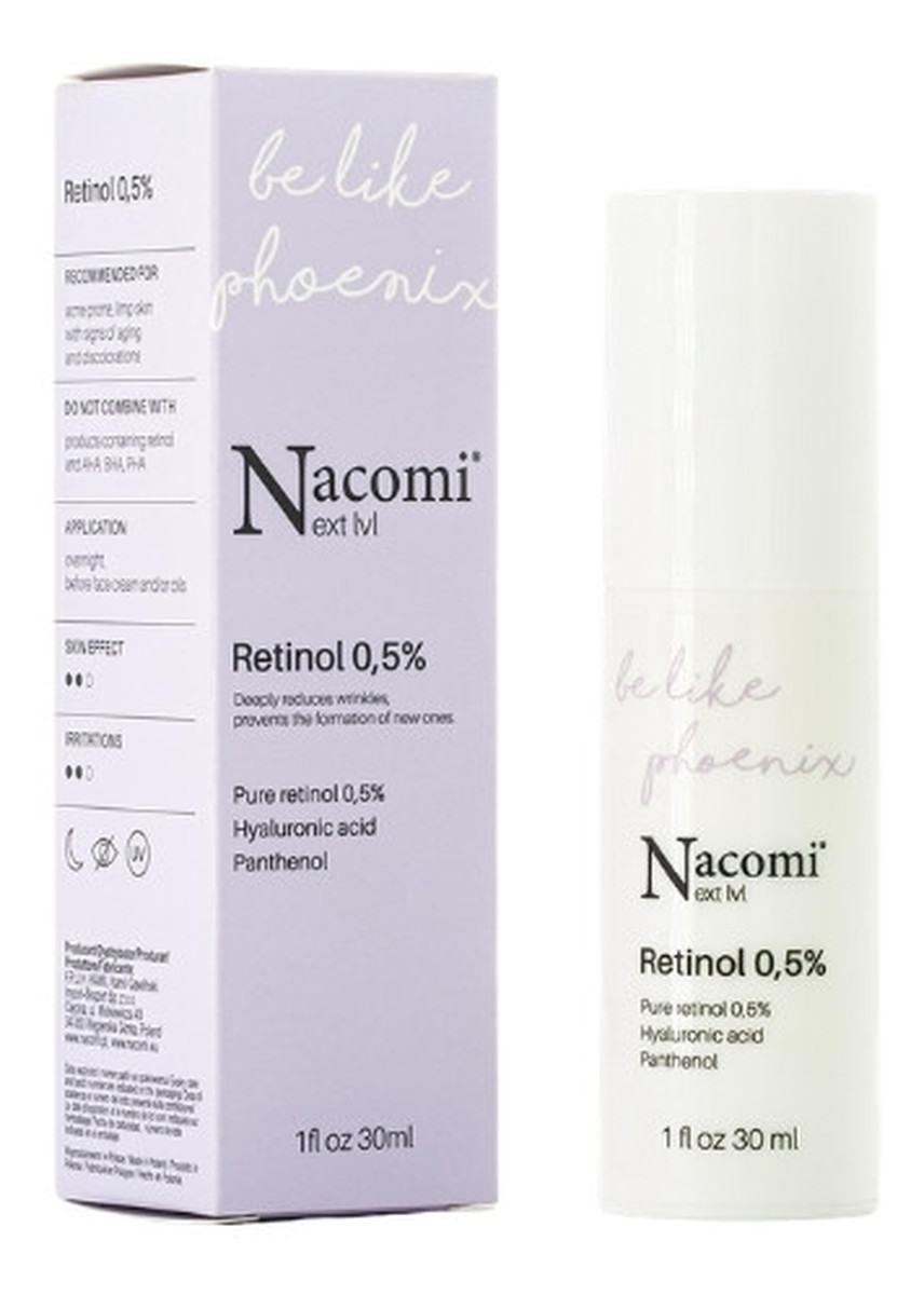 Retinol 0.5% serum do twarzy