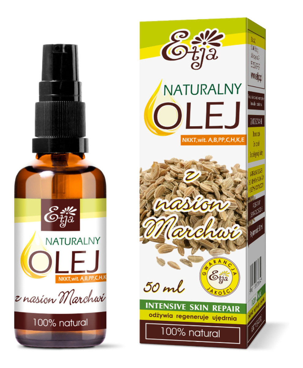 Naturalny olej z nasion marchwi
