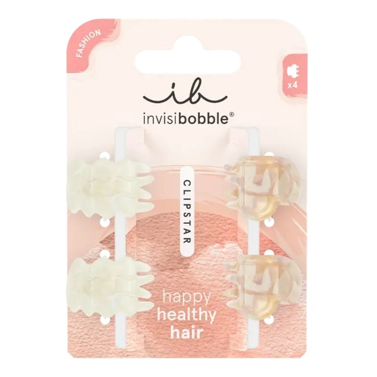 Invisibobble Clipstar Fashion zestaw mini klamer do włosów Petit Rainbow XS 4szt.