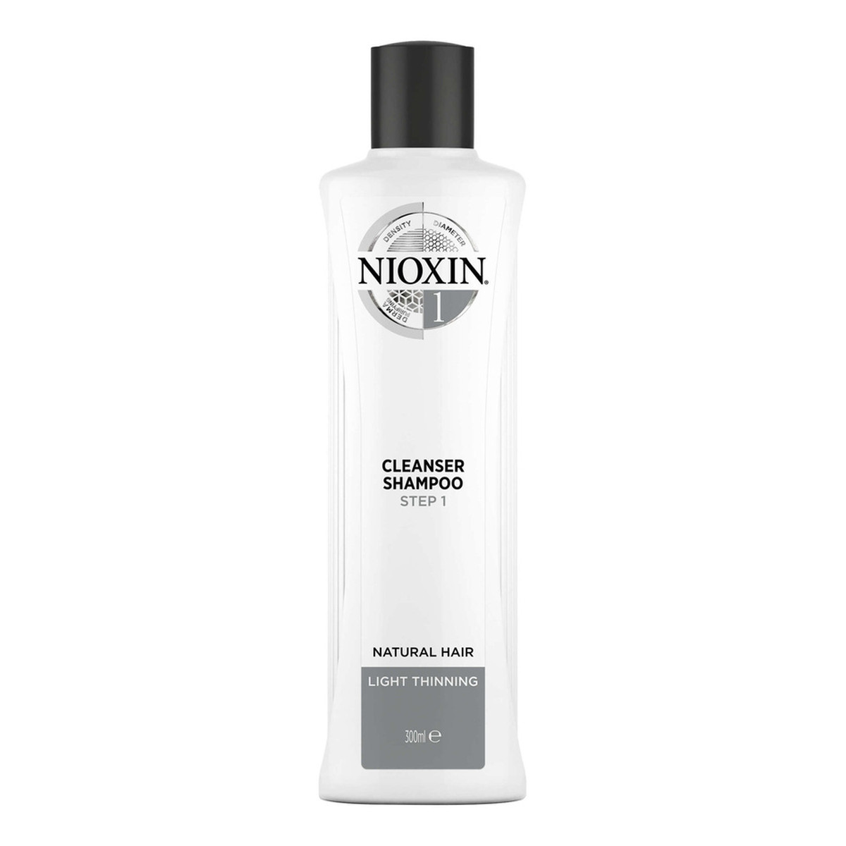Nioxin System 1 cleanser shampoo oczyszczający szampon do włosów normalnych lekko przerzedzonych 300ml