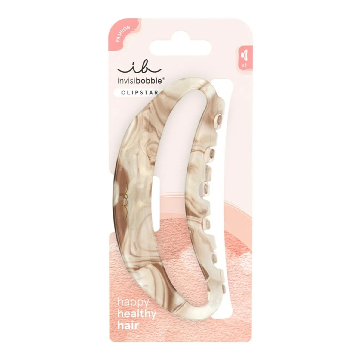 Invisibobble Clipstar Fashion klamra do włosów Amber Glow XL 1szt.