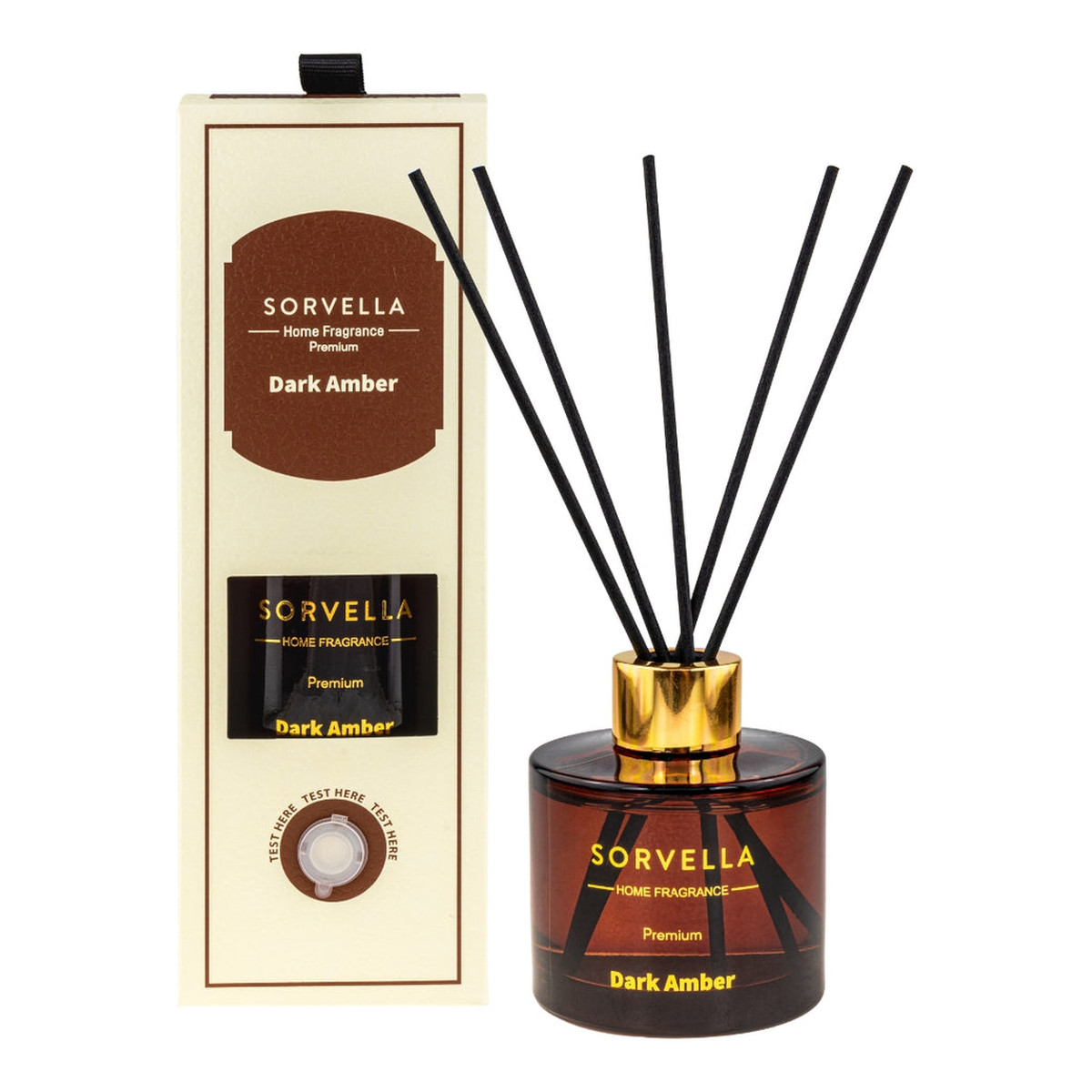 Sorvella Perfume Home Diffuser Patyczki zapachowe Dark Amber 120ml