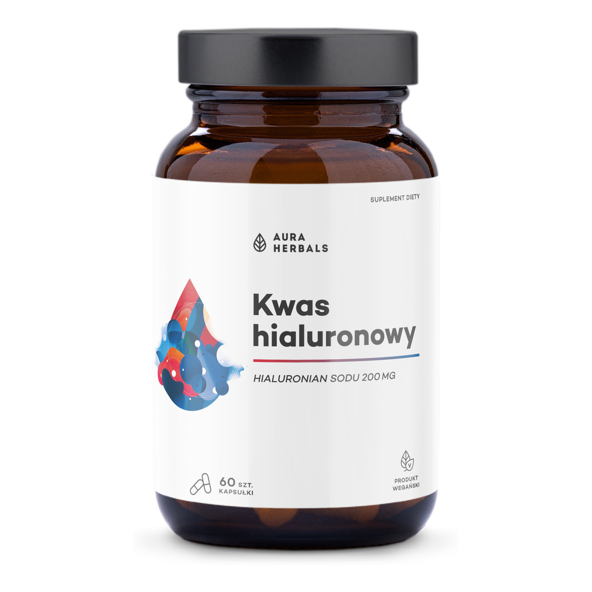 Aura Herbals Kwas hialuronowy suplement diety 200mg