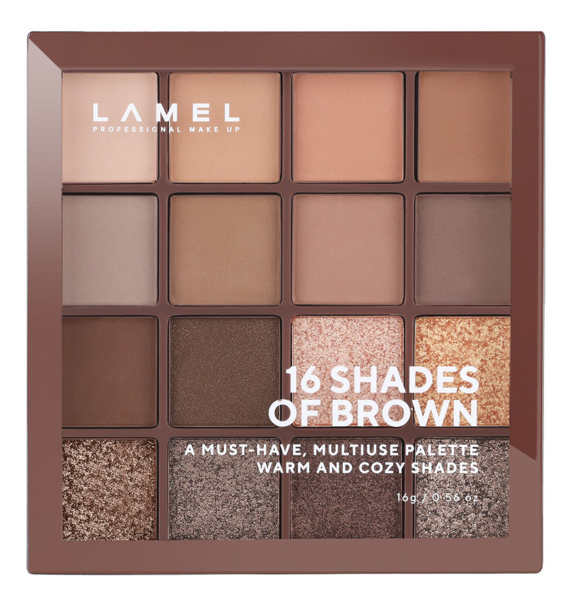 Paleta cieni Shades of Brown No 16-3