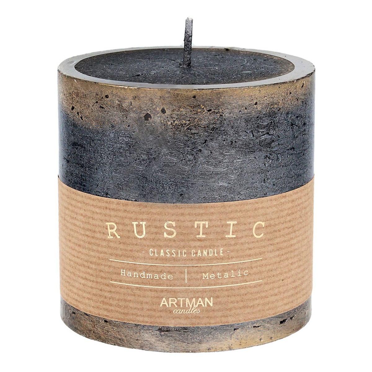 Artman Candles Świeca ozdobna Rustic Patynowany - walec mały
