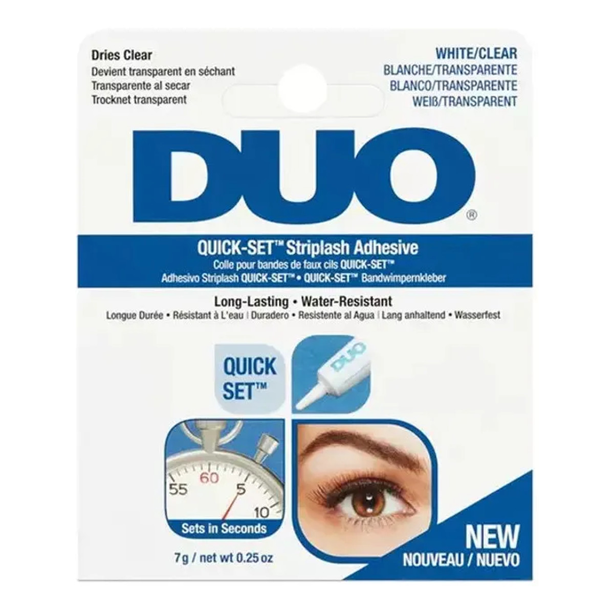 Ardell Duo klej Quick-set Adhesive Clear 7g
