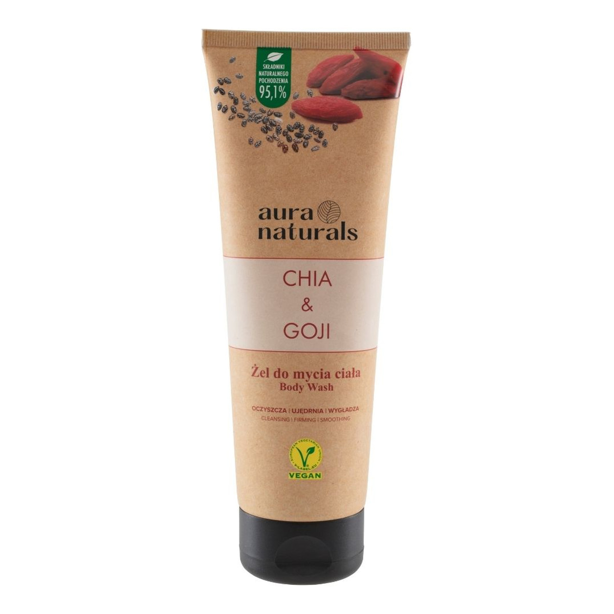 Aura Naturals Chia & Goji Żel do mycia ciała 250ml