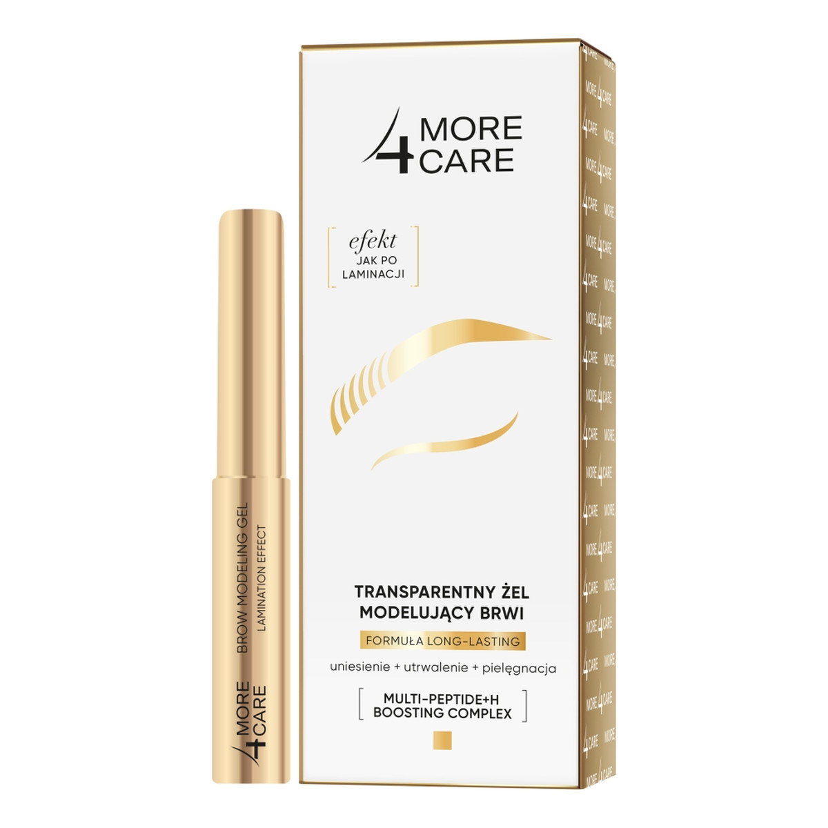 More4Care Transparentny Żel modelujący brwi 8ml