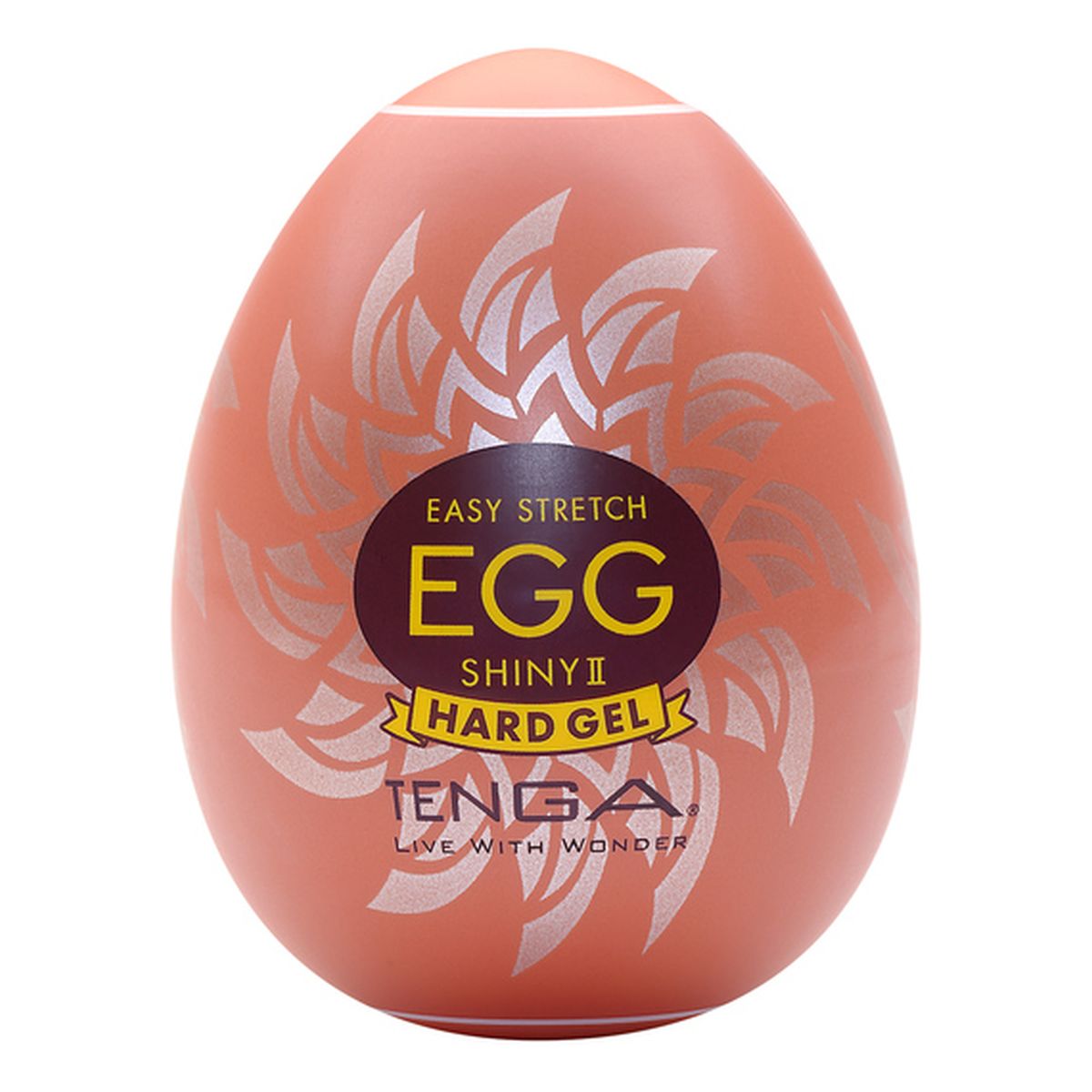 Tenga Easy stretch egg shiny ii hard gel jednorazowy masturbator w kształcie jajka