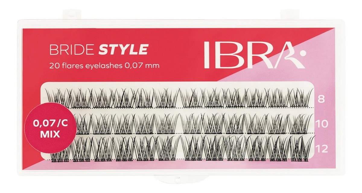 Bride style kępki rzęs mix