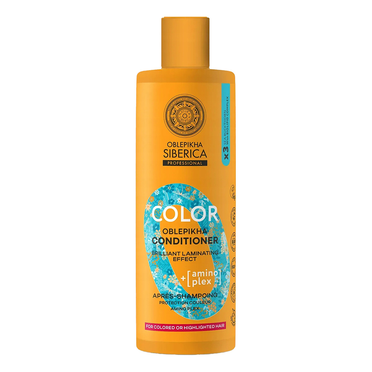 Natura Siberica Oblepikha color odżywka do włosów farbowanych lub z pasemkami 400ml
