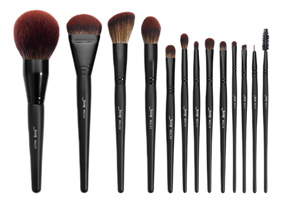Zestaw pędzli do makijażu phantom black 13szt.