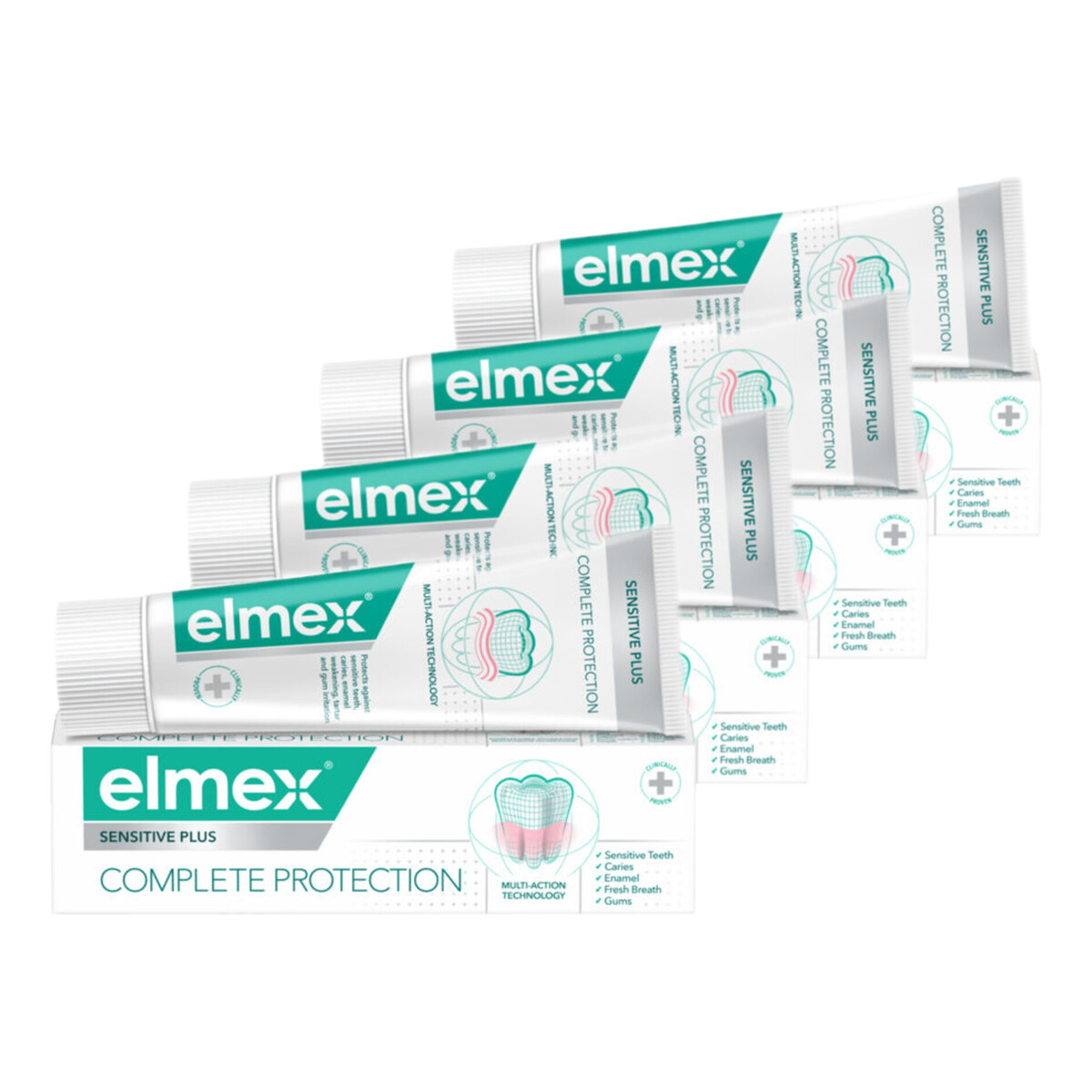 elmex Sensitive Pasta Do Zębów 4x75ml