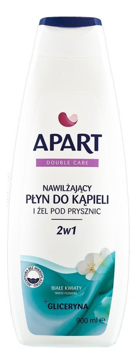 Double Care Płyn do Kąpieli + Żel pod Prysznic Białe Kwiaty