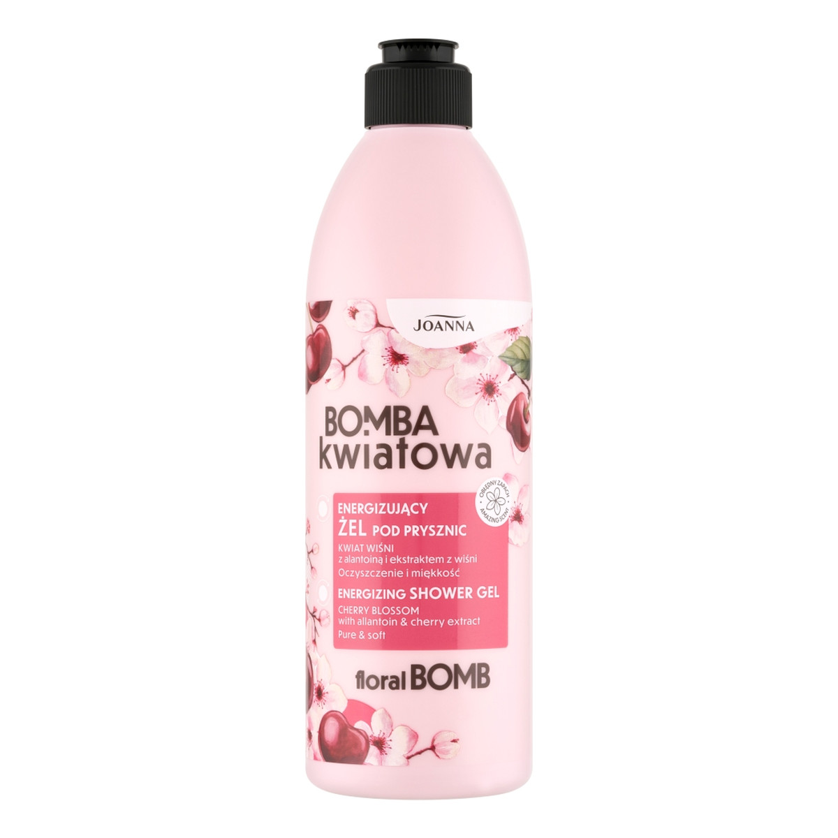 Joanna Bomba Kwiatowa energizujący żel pod prysznic kwiat wiśni 500ml