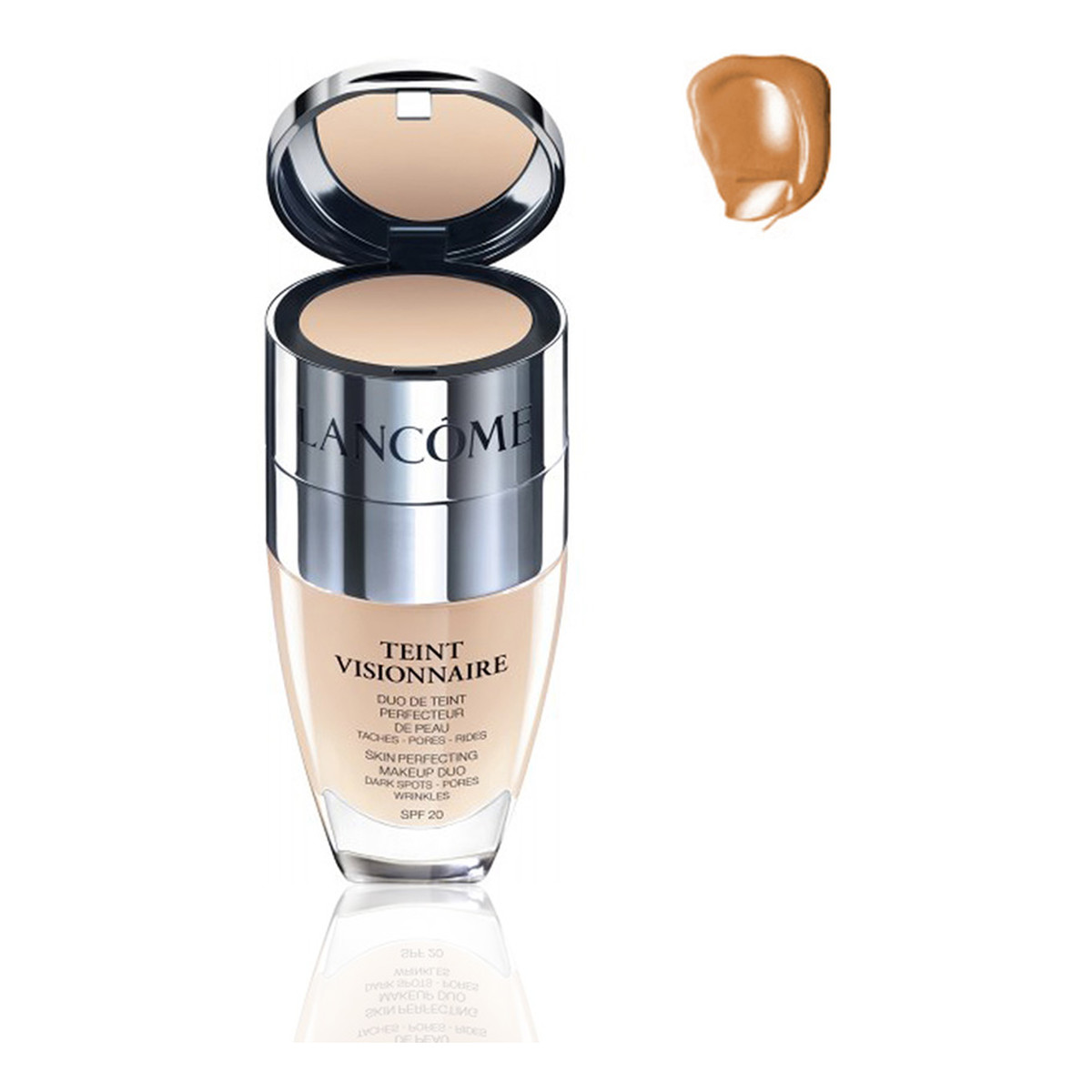 Lancome Teint Visionnaire Podkład Ujednolicający duet Makijażowy Przebarwienia Pory Zmarszczki SPF20 30ml