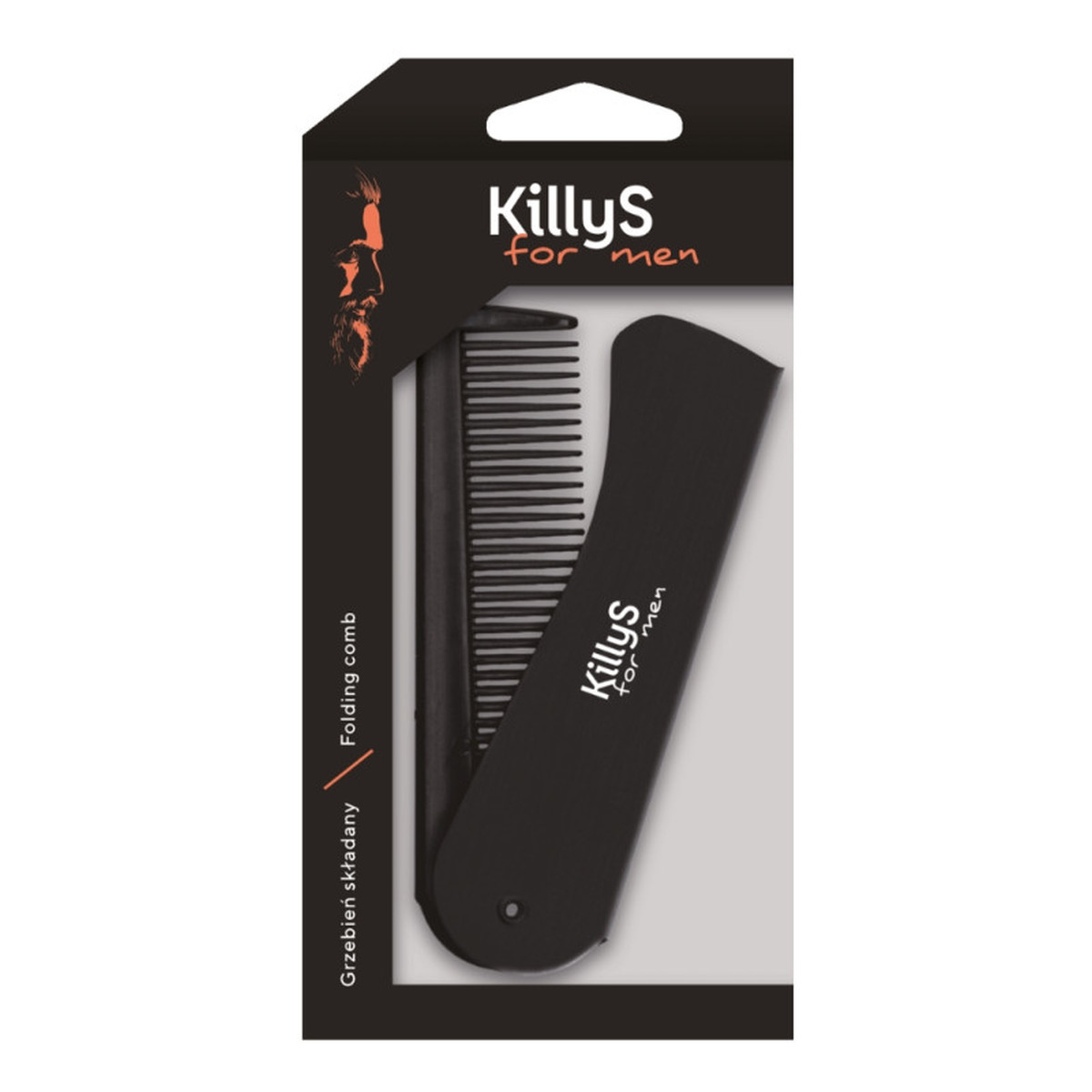 KillyS For Men Folding Comb Składany grzebień do włosów