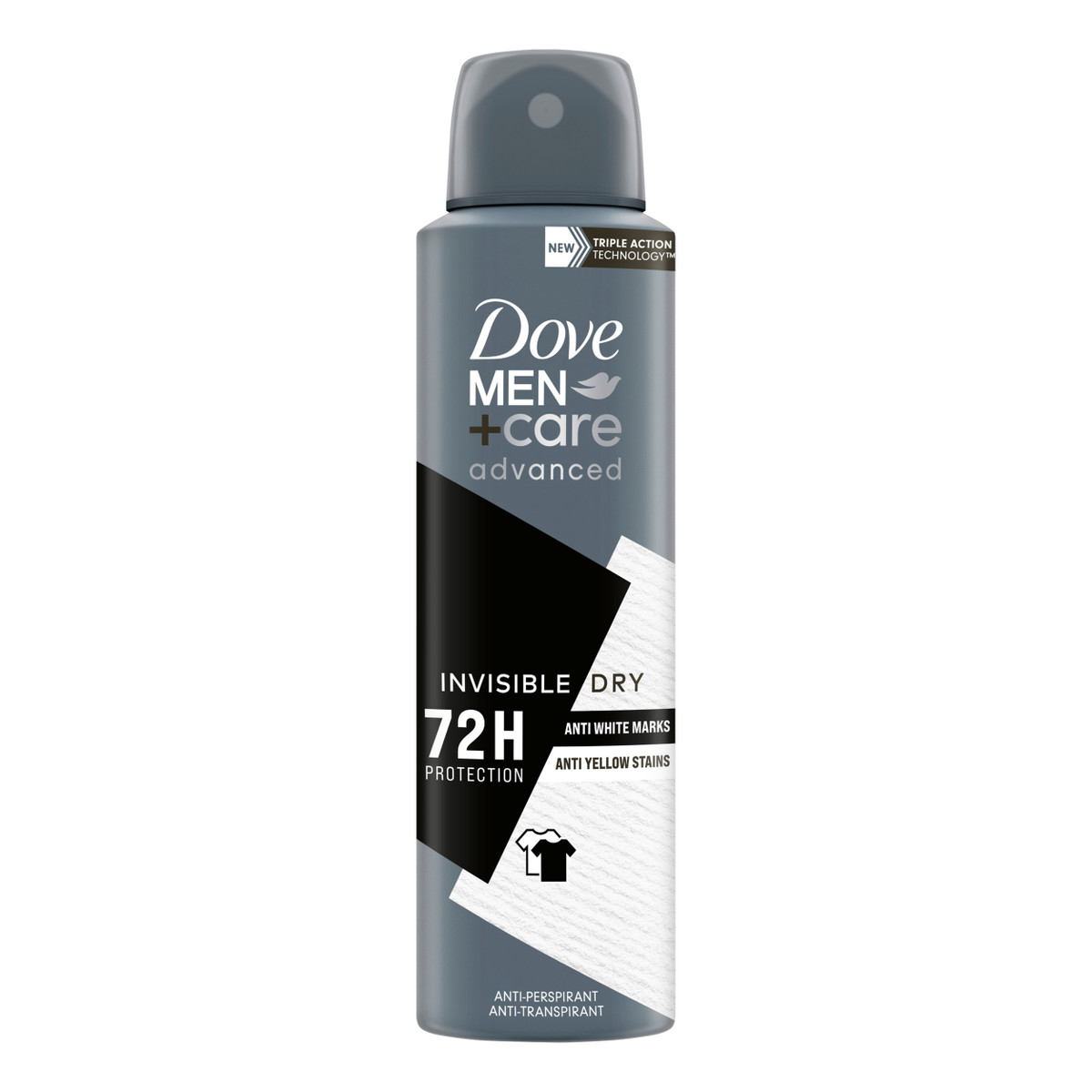 Dove Men + Care Advanced Invisible Dry dezodorant w sprayu 150ml