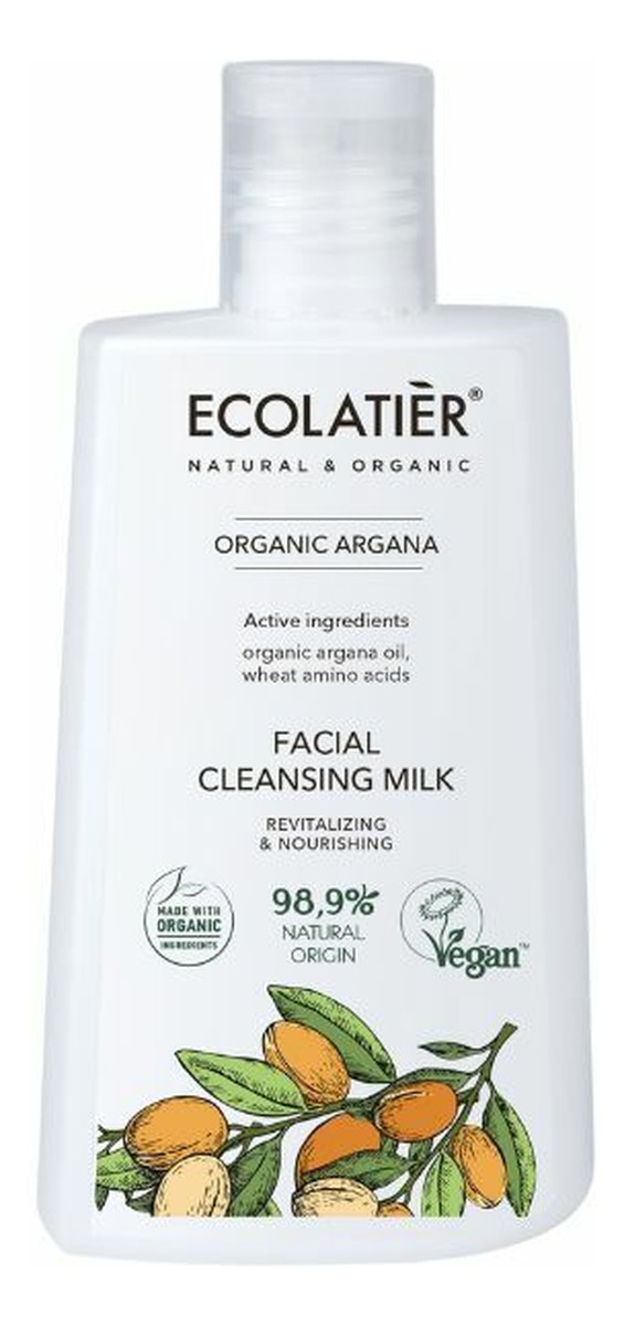 Mleczko do mycia twarzy Argan