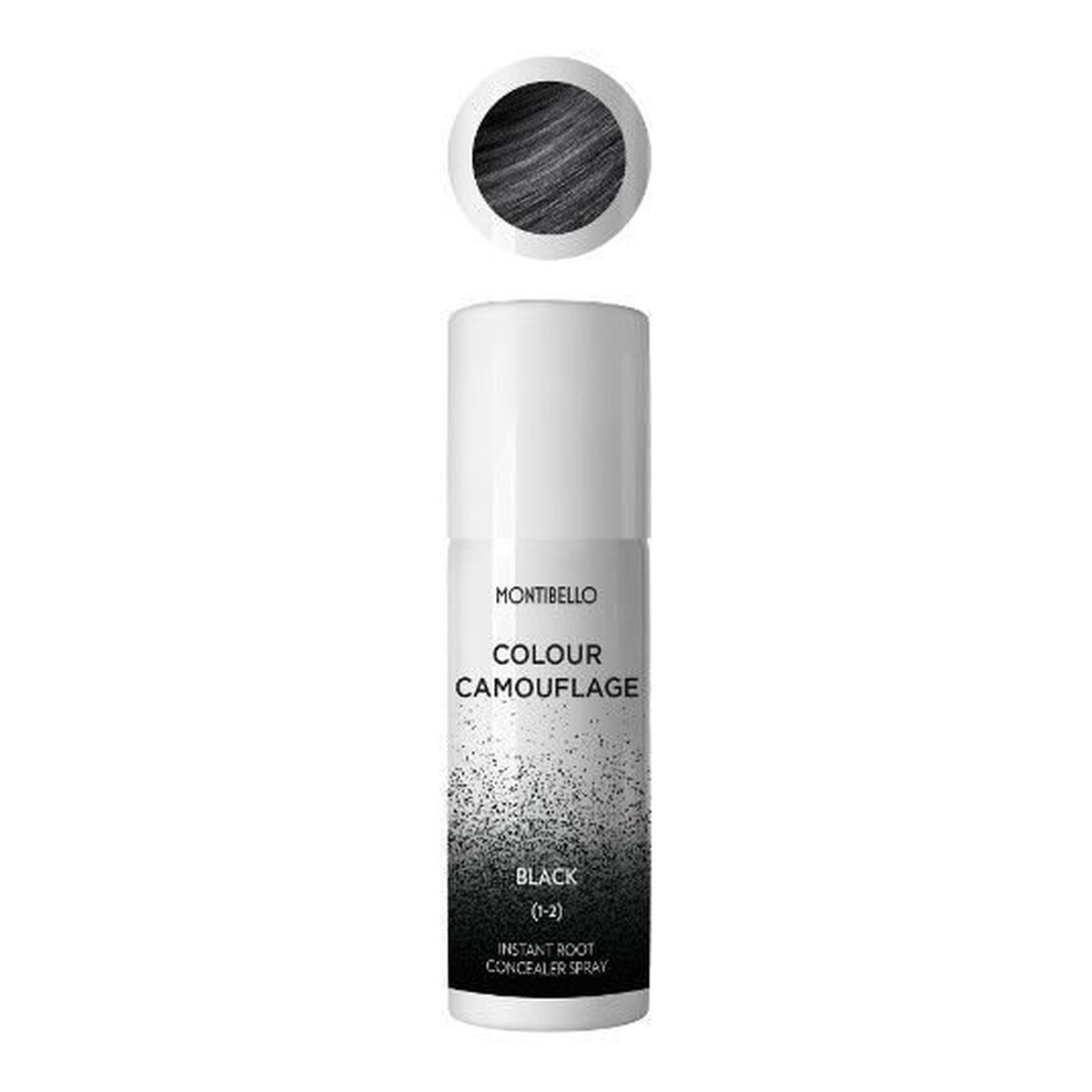 Montibello Camouflage Black Spray Maskujący Odrost Do Włosów 125ml