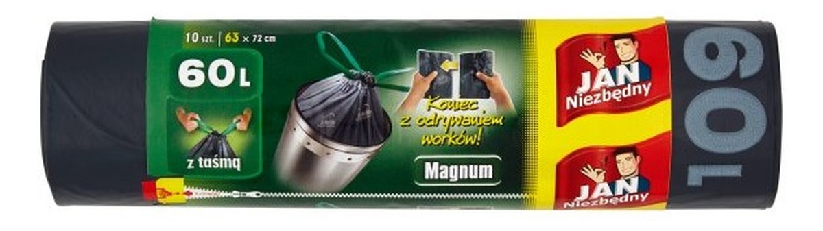 Magnum Worki na śmieci 60l - 10 sztuk