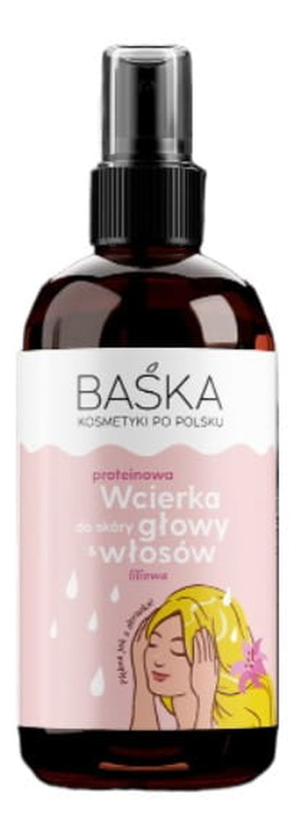 Proteinowa wcierka do włosów Liliowa