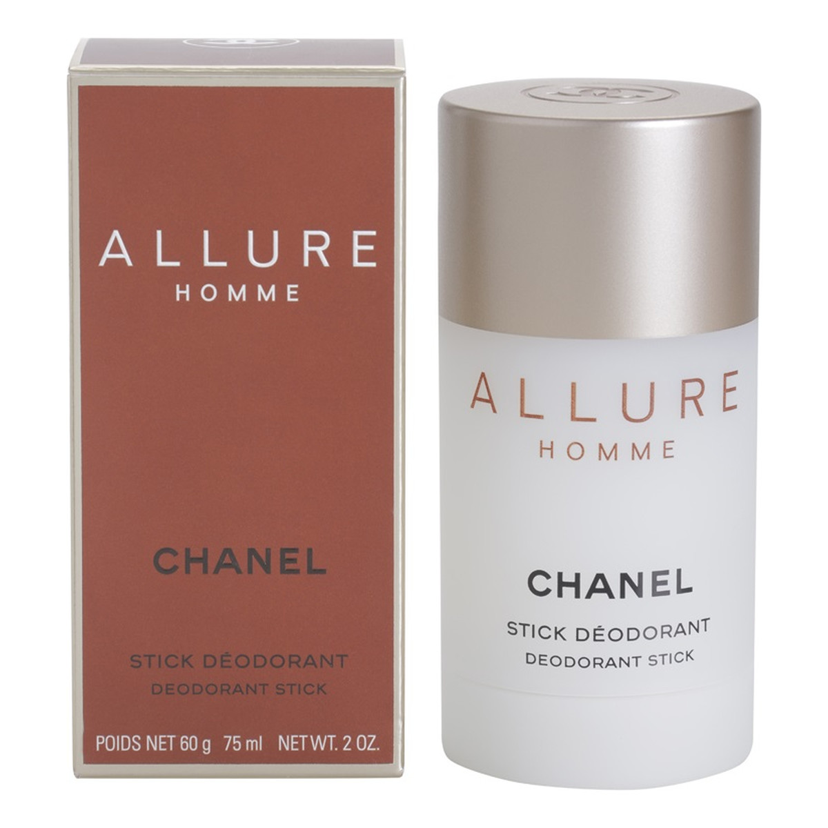 Chanel Allure Homme dezodorant w sztyfcie dla mężczyzn 75ml