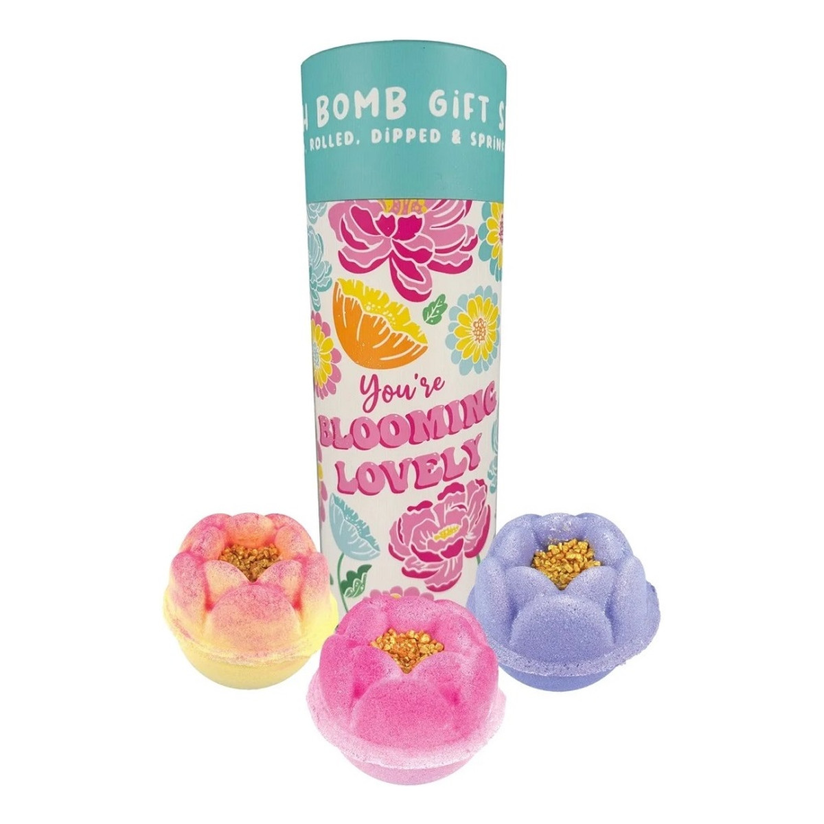 Bomb Cosmetics You're blooming lovely tuba upominkowa z kulami do kąpieli 3szt