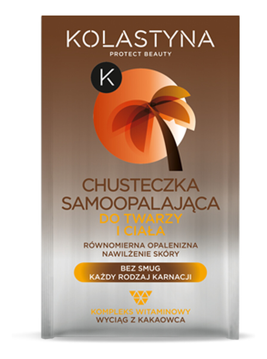 Chusteczka Samoopalająca Do Twarzy i Ciała