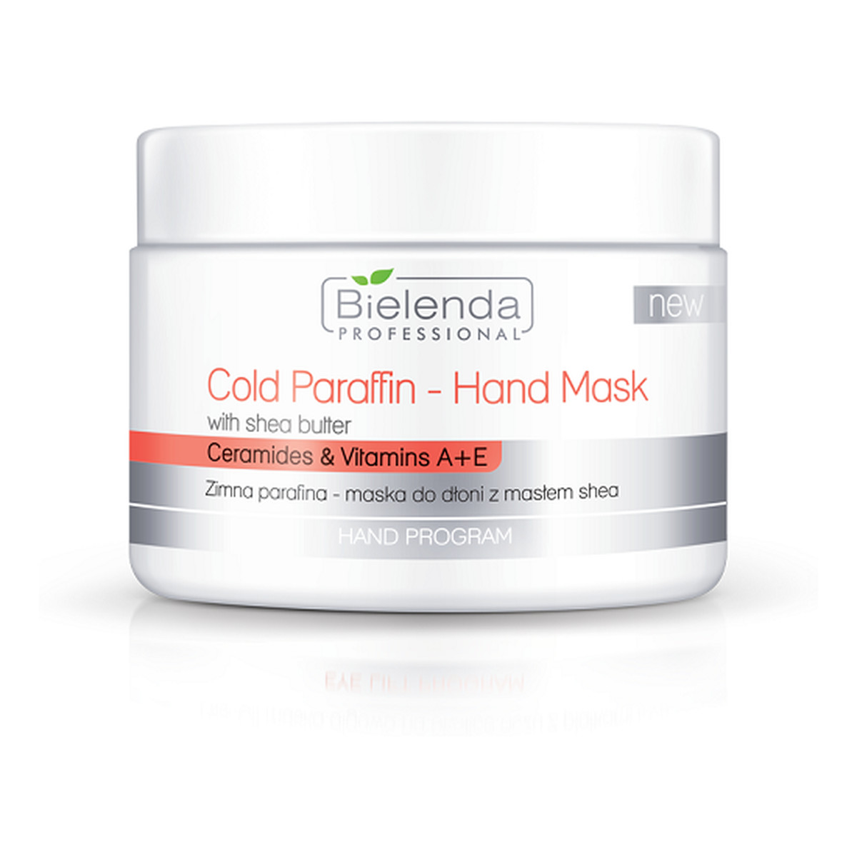 Bielenda Professional Hand Program zimna parafina maska do dłoni z masłem shea 150g