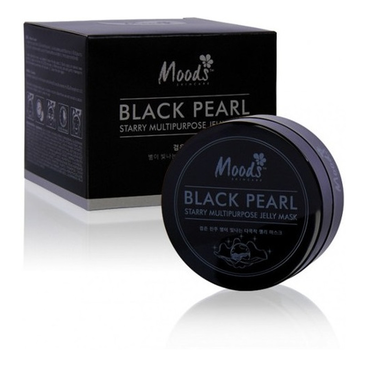 Moods Snail Black Pearl Starry Multipurpose Jelly Mask Żelowe płatki pod oczy nawilżenie i odżywienie 60szt