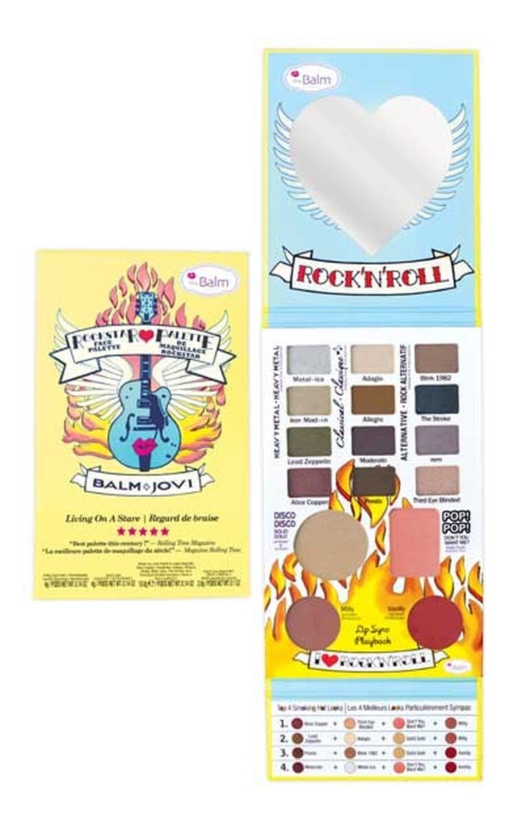 Balm Jovi Rockstar Face Palette lips eyes & cheeks