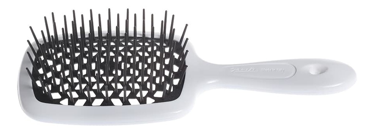 Superbrush szczotka fryzjerska do rozczesywania włosów biało-czarna