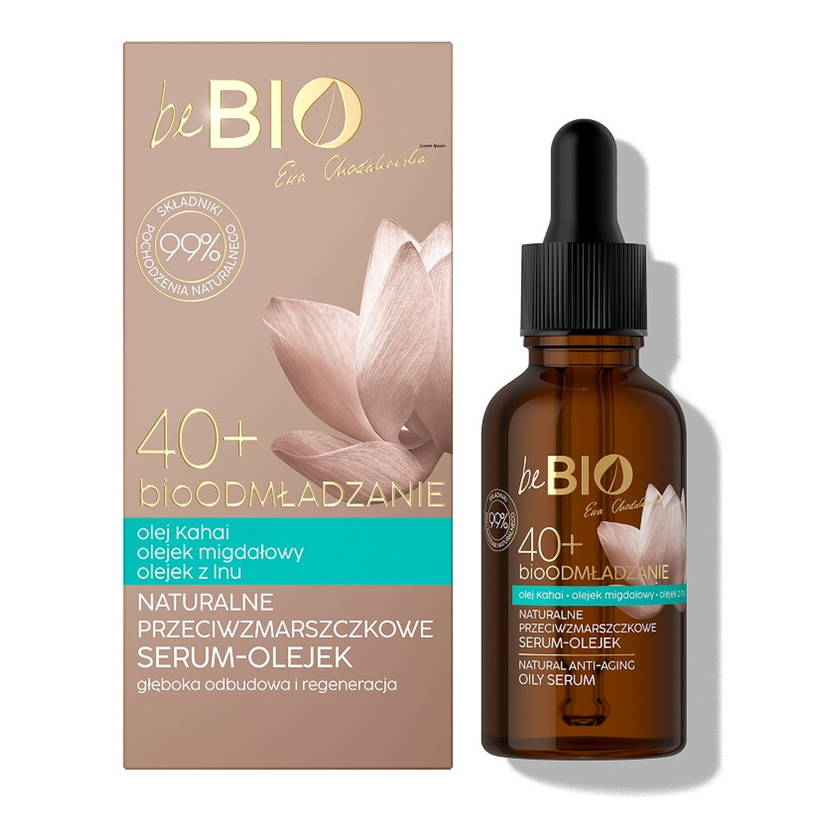 Be Bio Ewa Chodakowska Hyaluro bioodmładzanie 40+ naturalne serum-olejek do twarzy 30ml