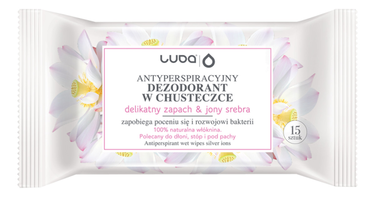 Antyperspiracyjne chusteczki z JONAMI SREBRA 15 szt