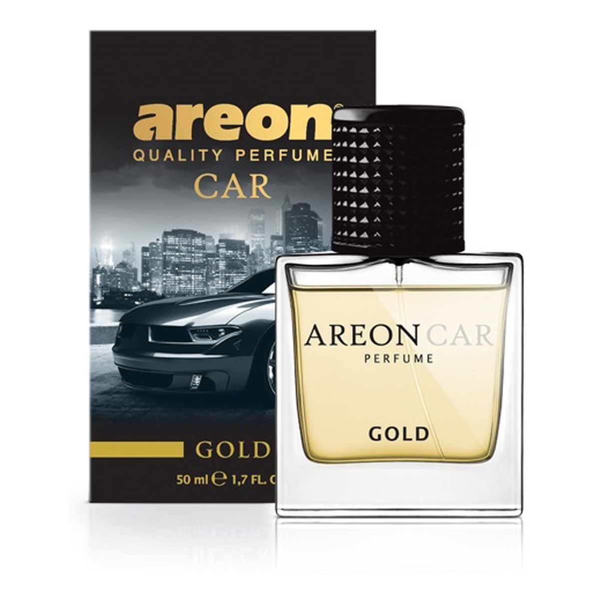 Areon Car Perfume Glass Perfumy do samochodu gold 50ml