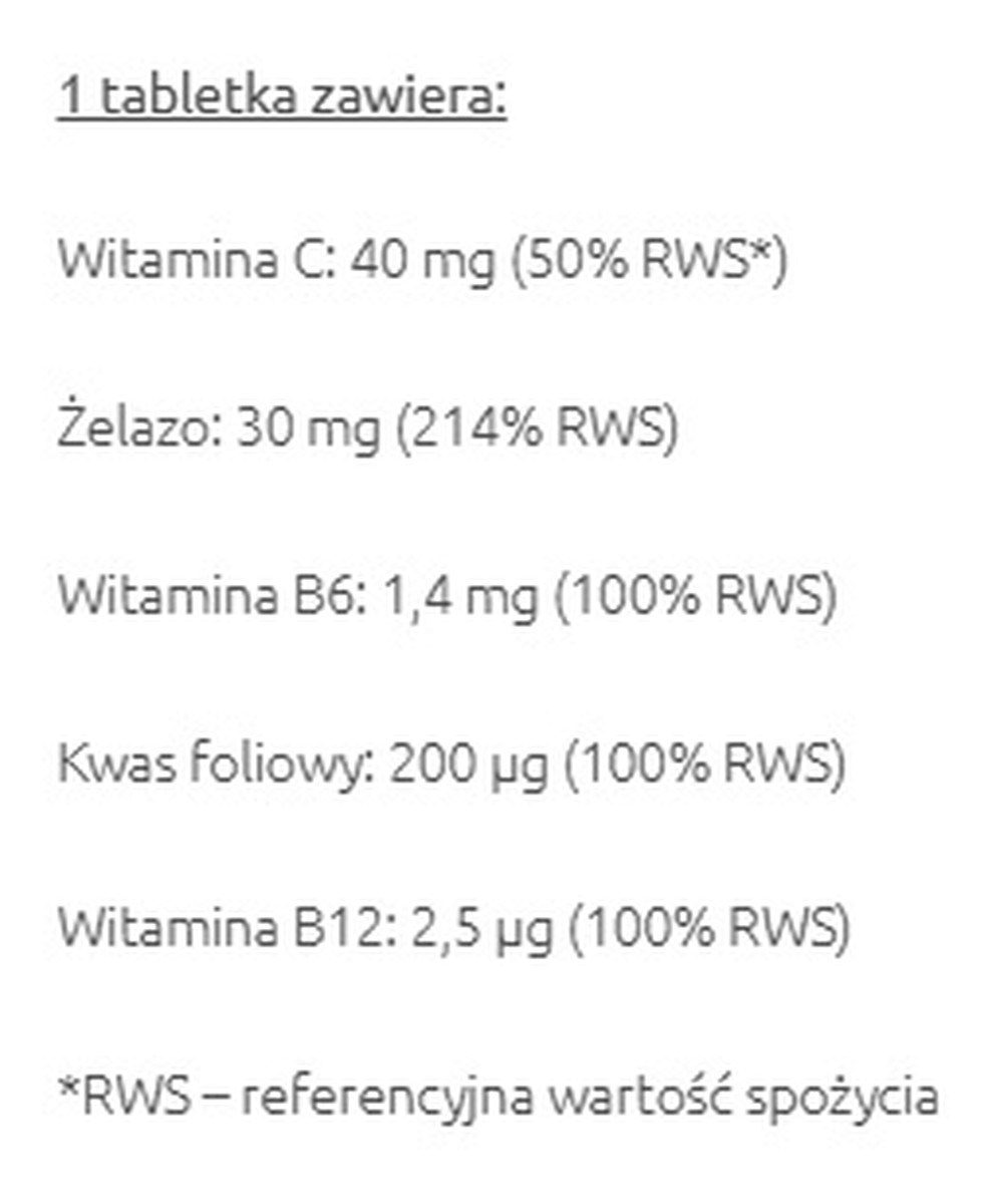 Feroptim + SR suplement diety 60 kapsułek