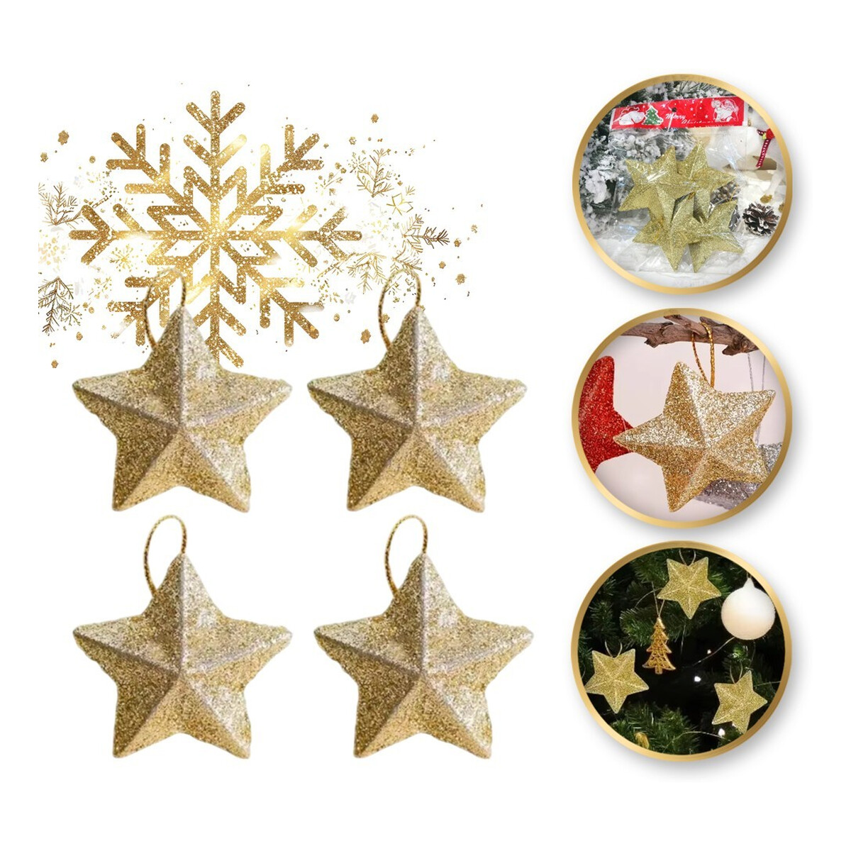 Ecarla Komplet zawieszek choinkowych