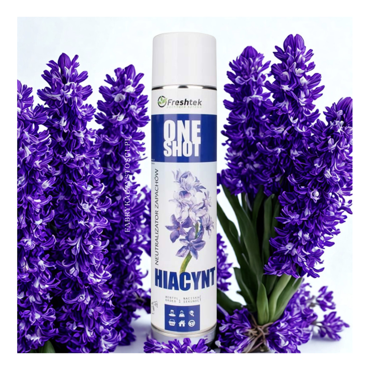 Freshtek One Shot Neutralizator zapachów Hiacynt 600ml