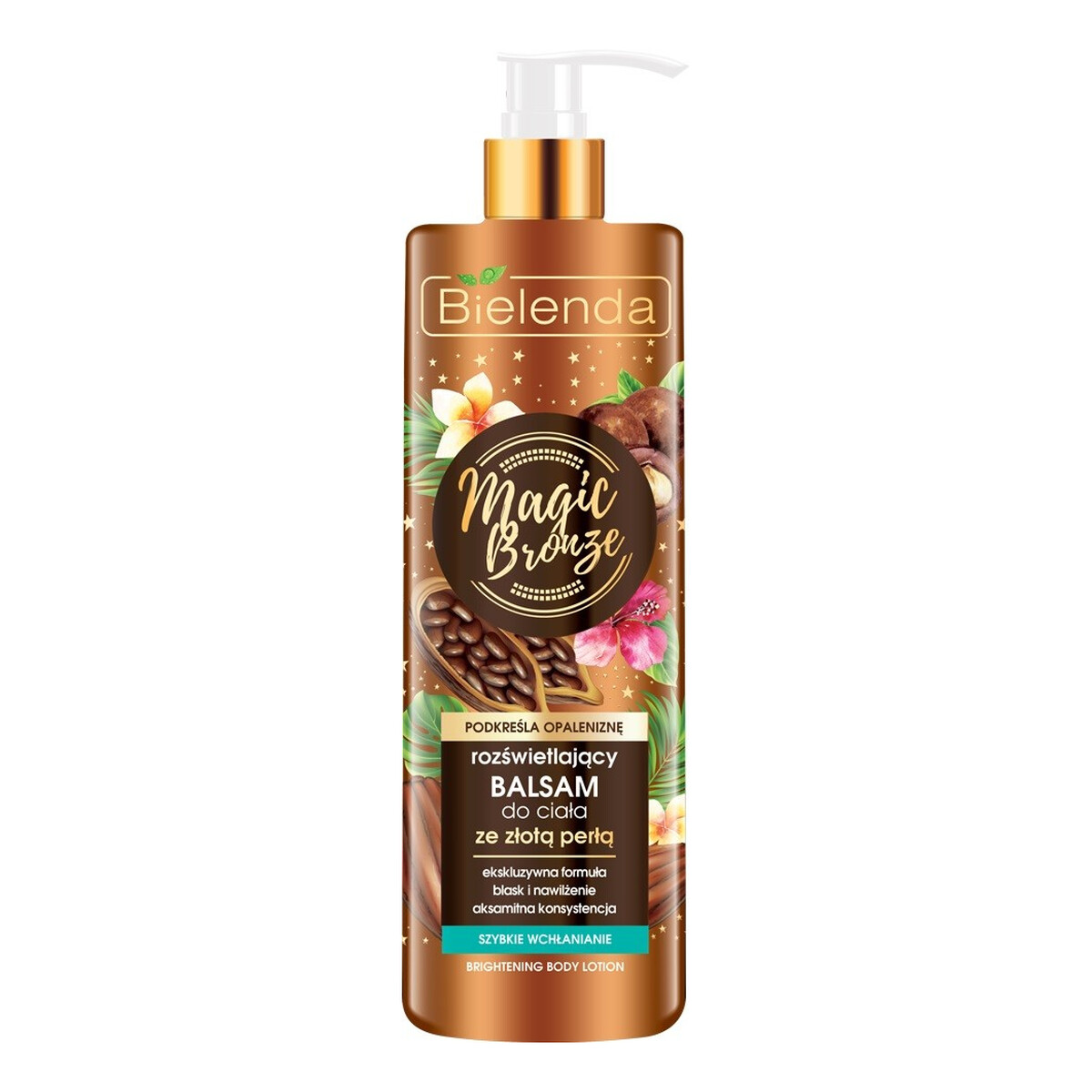 Bielenda Magic Bronze Rozświetlający Balsam do ciała ze złotą perłą 250ml