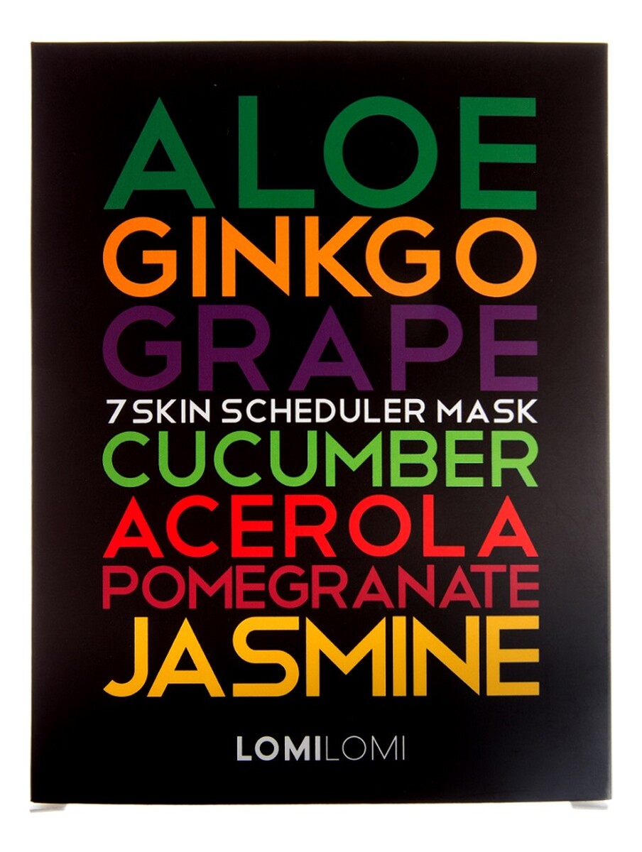 7 Skin Scheduler Mask zestaw maseczek na każdy dzień tygodnia