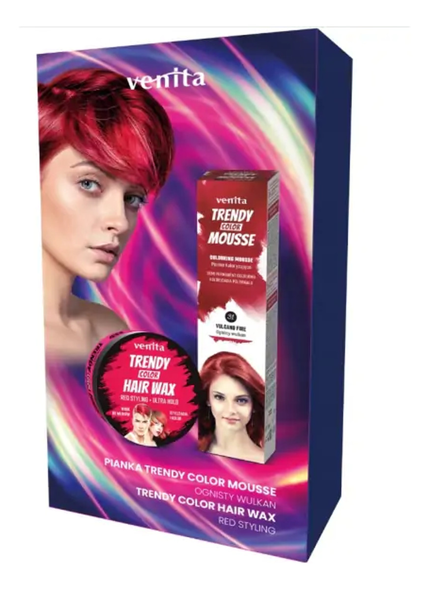 zestaw Pianka koloryzująca 31 + Wosk czerwony