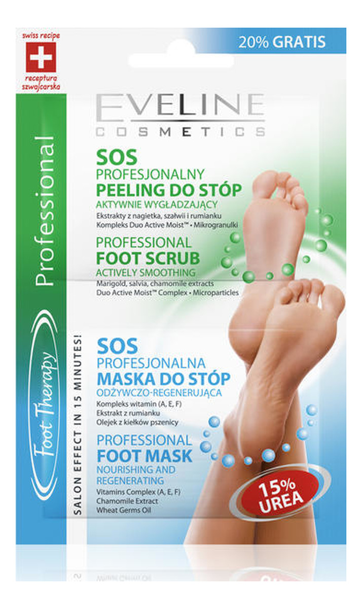 SOS Profesjonalny Peeling i Maska Do Stóp