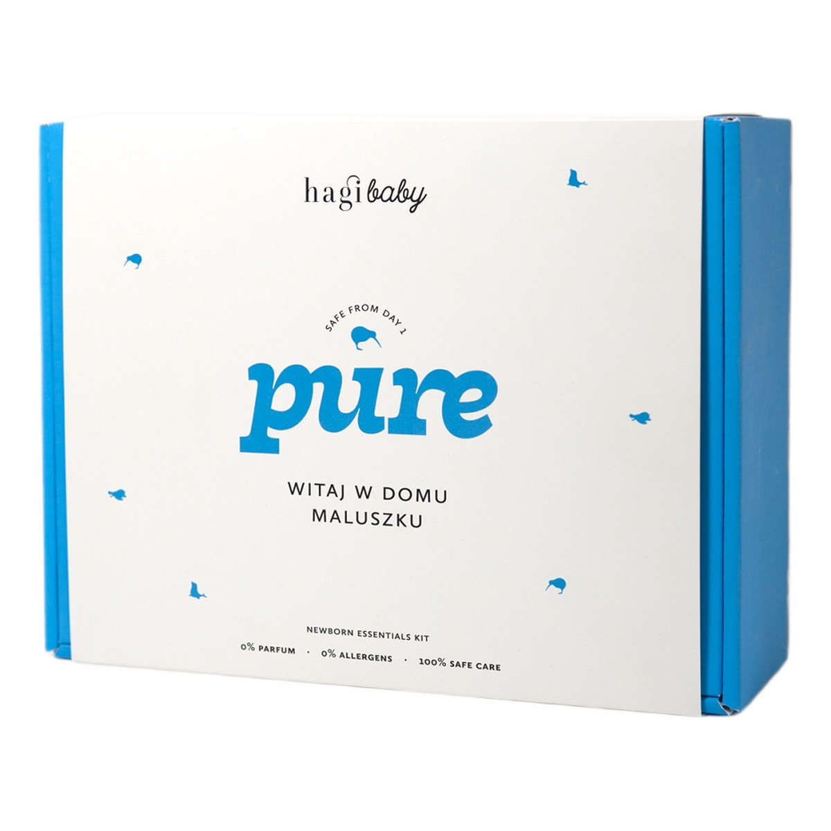 Hagi Baby Pure krem do buzi i ciała 75ml + krem pod pieluszkę 75ml + żel do ciała i włosów 250ml + emolient do kąpieli 150ml