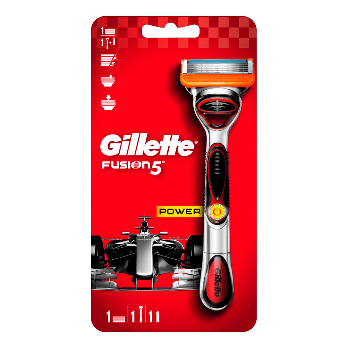 Gillette Fusion Power Maszynka Zasilana Bateryjnie 50ml