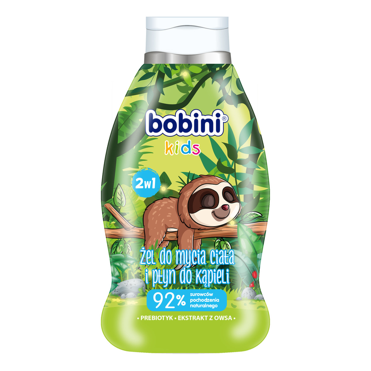 Bobini Leniwiec Płyn do kąpieli i mycia ciała 2w1 660ml
