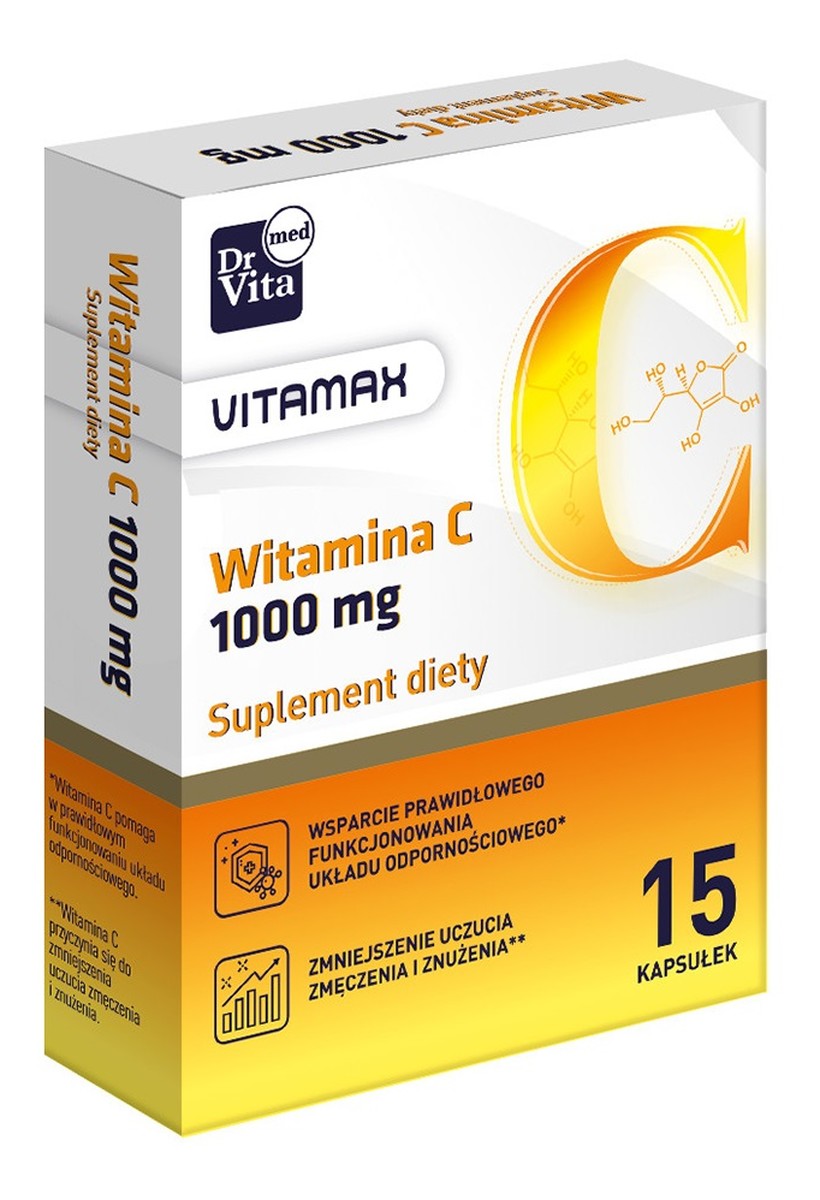 Dr vita_witamina c 1000mg suplement diety 15 kapsułek