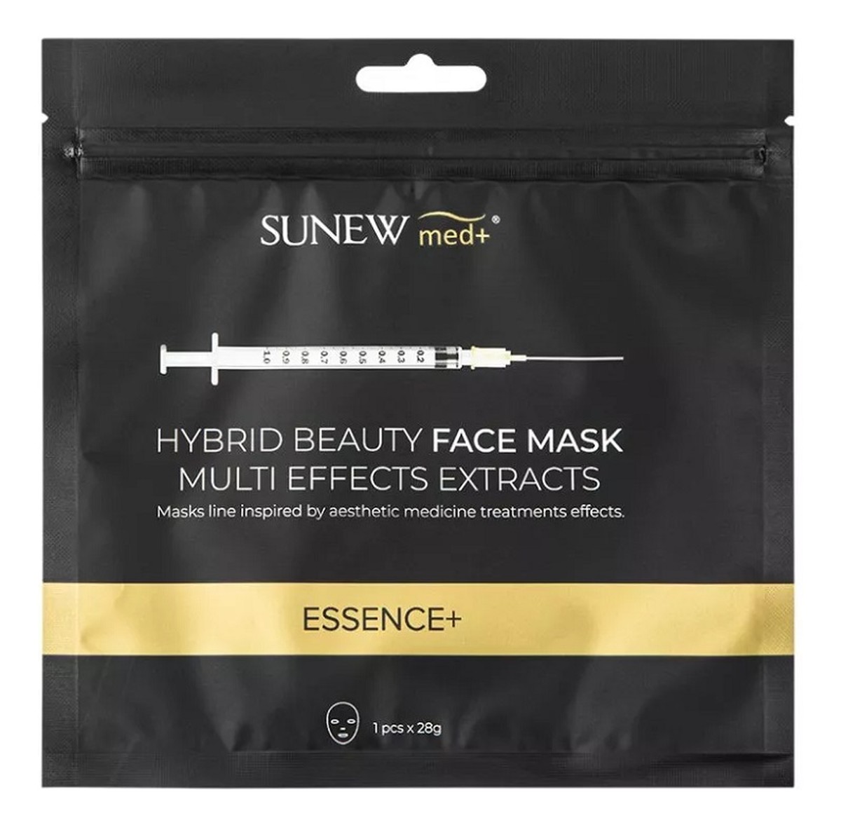 Essence+ hybrid beauty face mask hybrydowa maska z peptydami i śluzem ślimaka