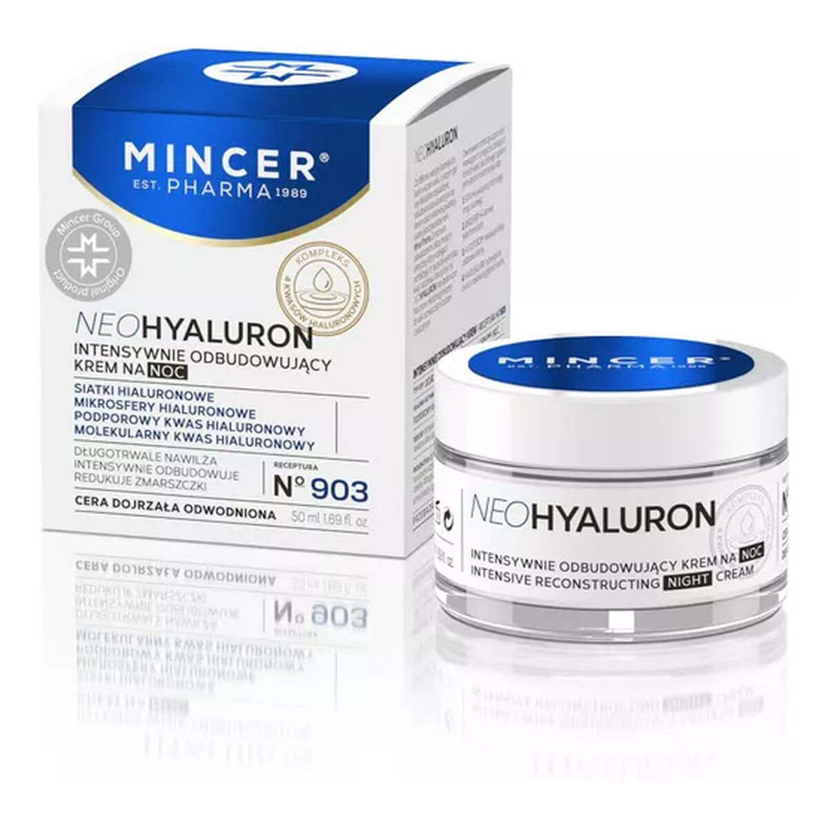 Mincer Pharma Neo Hyaluron Krem odbudowujący na noc No. 903 50ml